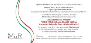 35_Locandina canzoni della trincea